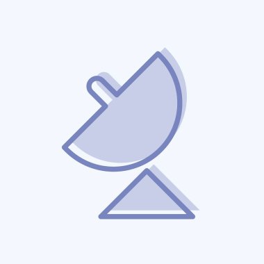 Simge GPS. Mobil Uygulamalar sembolü için uygun. İki ton stili. Basit dizayn edilebilir. tasarım şablonu. Basit gösterim