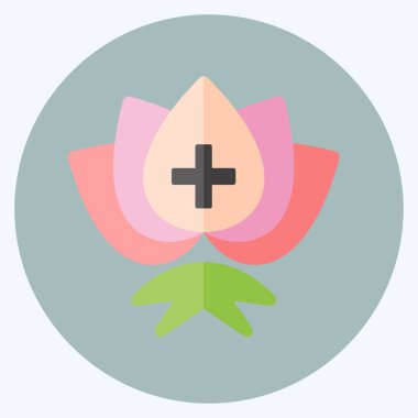 İkon Halk Sağlığı. Topluluk sembolü için uygun. Düz stil. Basit dizayn edilebilir. tasarım şablonu. Basit gösterim