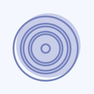 Simgesel Stratejik Odaklanma. Topluluk sembolü için uygun. İki ton stili. Basit dizayn edilebilir. tasarım şablonu. Basit gösterim