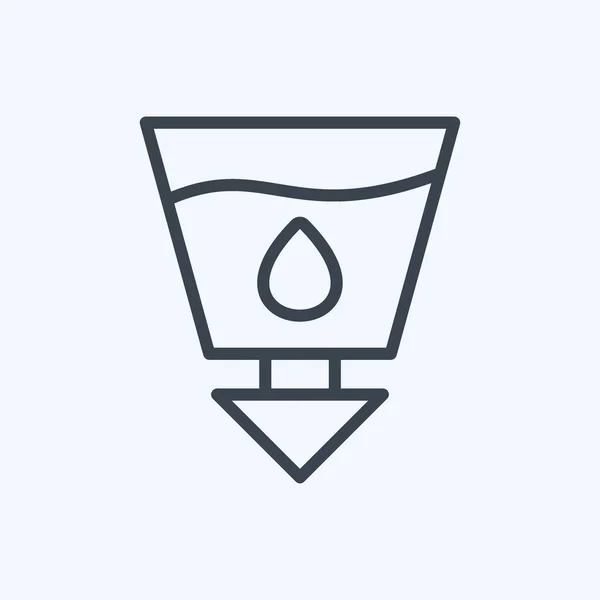 Icon Sanitation Suitable Community Symbol Line Style Simple Design Editable — Wektor stockowy