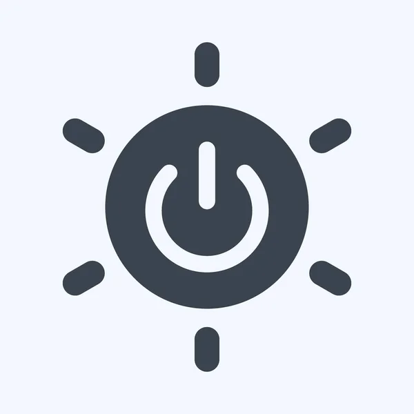 Simge Enerjisi. Topluluk sembolü için uygun. Kabartma tarzı. Basit dizayn edilebilir. tasarım şablonu. Basit gösterim