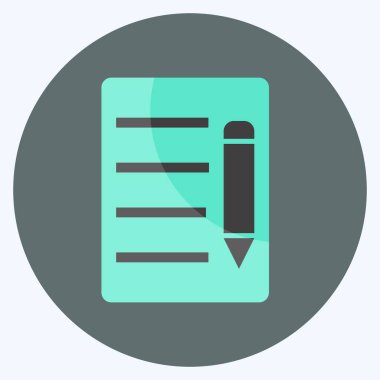 Simge Güncelleme Belgesi. Kullanıcı Arayüzü sembolü için uygun. Düz stil. Basit dizayn edilebilir. tasarım şablonu. Basit gösterim