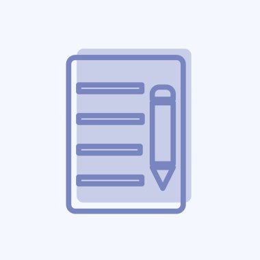 Simge Güncelleme Belgesi. Kullanıcı Arayüzü sembolü için uygun. İki ton stili. Basit dizayn edilebilir. tasarım şablonu. Basit gösterim