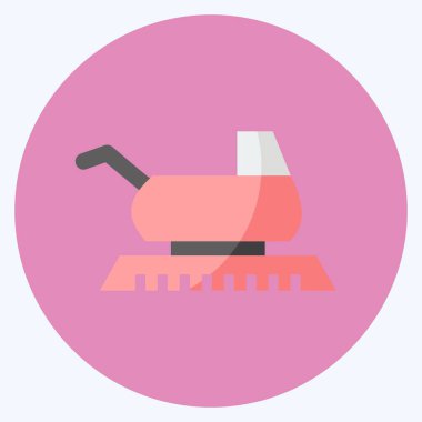 Simge çiftçiliği. Bahçe sembolü için uygun. Düz stil. Basit dizayn edilebilir. tasarım şablonu. Basit gösterim