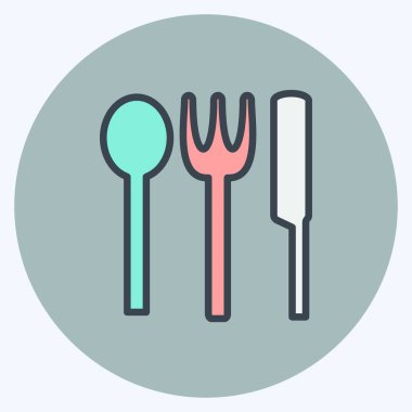 İkon Bebek Çanağı. Bebek sembolü için uygun. renk arkadaşı stili. Basit dizayn edilebilir. tasarım şablonu. Basit gösterim