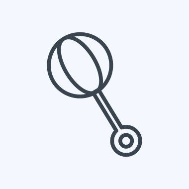 Icon Bebek Oyuncağı. Bebek sembolü için uygun. Sıra tarzı. Basit dizayn edilebilir. tasarım şablonu. Basit gösterim