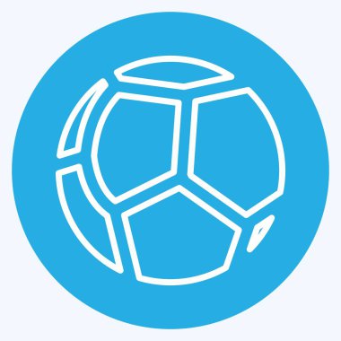 Simge topu. Bebek sembolü için uygun. Mavi gözlü. Basit dizayn edilebilir. tasarım şablonu. Basit gösterim