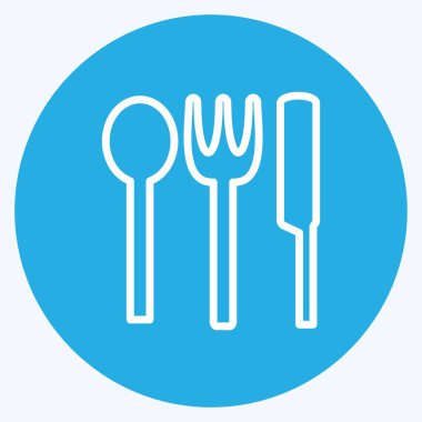 İkon Bebek Çanağı. Bebek sembolü için uygun. Mavi gözlü. Basit dizayn edilebilir. tasarım şablonu. Basit gösterim