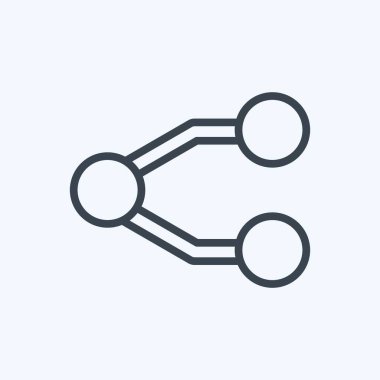 Simge Ağı. Eğitim sembolü için uygun. Sıra tarzı. Basit dizayn edilebilir. tasarım şablonu. Basit gösterim