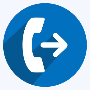 Simge giden arama. Eğitim sembolü için uygun. Uzun gölge tarzı. Basit dizayn edilebilir. tasarım şablonu. Basit gösterim