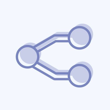 Simge Ağı. Eğitim sembolü için uygun. İki ton stili. Basit dizayn edilebilir. tasarım şablonu. Basit gösterim