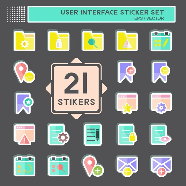 Kullanıcı Arayüzü Etiketi Ayarları. Web Arayüzü sembolü için uygun. Basit dizayn edilebilir. tasarım şablonu. Basit gösterim