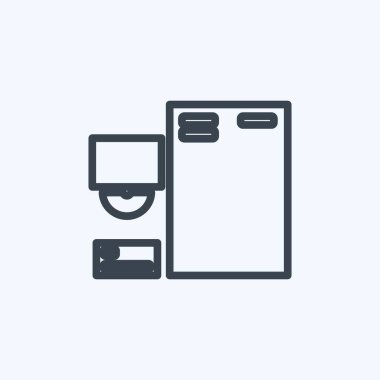 Simge markalaşması. Eğitim sembolü için uygun. Sıra tarzı. Basit dizayn edilebilir. tasarım şablonu. Basit gösterim