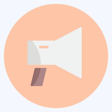 Simgesel Dijital Pazarlama. Eğitim sembolü için uygun. Düz stil. Basit dizayn edilebilir. tasarım şablonu. Basit gösterim