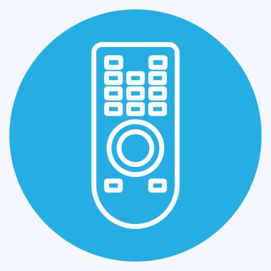 Simge Uzağı. Ev sembolü için uygun. Mavi gözlü. Basit dizayn edilebilir. tasarım şablonu. Basit gösterim