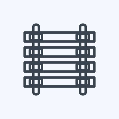 Simge rayları. Vahşi Batı sembolü için uygun. Sıra tarzı. Basit dizayn edilebilir. tasarım şablonu. Basit gösterim