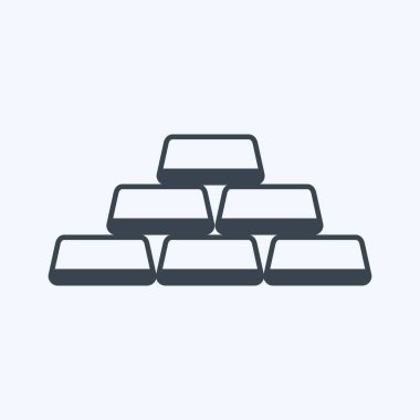 Simge Altını. Vahşi Batı sembolü için uygun. Kabartma tarzı. Basit dizayn edilebilir. tasarım şablonu. Basit gösterim