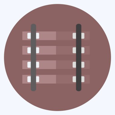 Simge rayları. Vahşi Batı sembolü için uygun. Düz stil. Basit dizayn edilebilir. tasarım şablonu. Basit gösterim