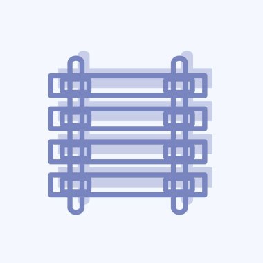 Simge rayları. Vahşi Batı sembolü için uygun. İki ton stili. Basit dizayn edilebilir. tasarım şablonu. Basit gösterim