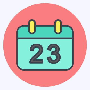 Simge Ulusal Etkinliği. Topluluk sembolü için uygun. renk arkadaşı stili. Basit dizayn edilebilir. tasarım şablonu. Basit gösterim