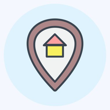 Simge Toplulukları. Topluluk sembolü için uygun. renk arkadaşı stili. Basit dizayn edilebilir. tasarım şablonu. Basit gösterim