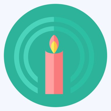 Simge İnancı. Topluluk sembolü için uygun. Düz stil. Basit dizayn edilebilir. tasarım şablonu. Basit gösterim