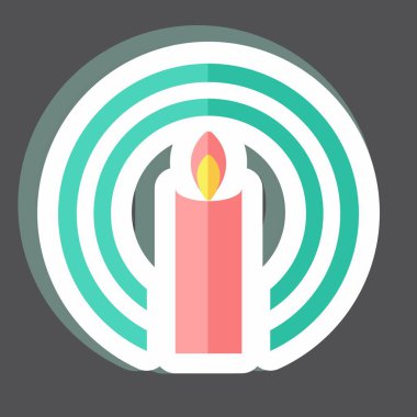 Etiket İnancı. Topluluk sembolü için uygun. Basit dizayn edilebilir. tasarım şablonu. Basit gösterim