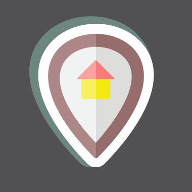 Çıkartma Toplulukları. Topluluk sembolü için uygun. Basit dizayn edilebilir. tasarım şablonu. Basit gösterim