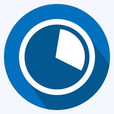 Simge Veri Kullanımı. Mobil Uygulamalar sembolü için uygun. Uzun gölge tarzı. Basit dizayn edilebilir. tasarım şablonu. Basit gösterim