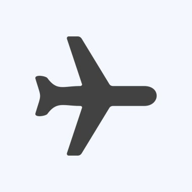 Simge Uçak Modu. Mobil Uygulamalar sembolü için uygun. Kabartma tarzı. Basit dizayn edilebilir. tasarım şablonu. Basit gösterim