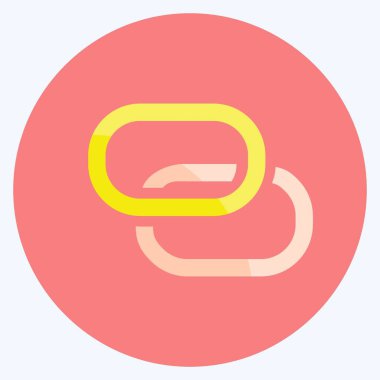 Simge Kişisel Yardım Noktası. Mobil Uygulamalar sembolü için uygun. Düz stil. Basit dizayn edilebilir. tasarım şablonu. Basit gösterim