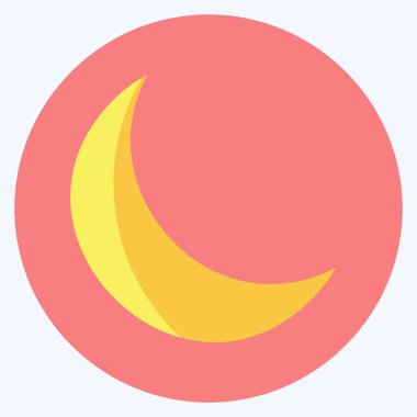 İkon, rahatsız etme. Mobil Uygulamalar sembolü için uygun. Düz stil. Basit dizayn edilebilir. tasarım şablonu. Basit gösterim