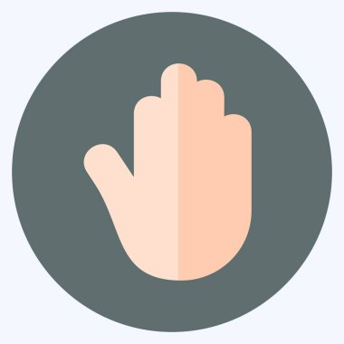 Simge Erişilebilirliği. Mobil Uygulamalar sembolü için uygun. Düz stil. Basit dizayn edilebilir. tasarım şablonu. Basit gösterim