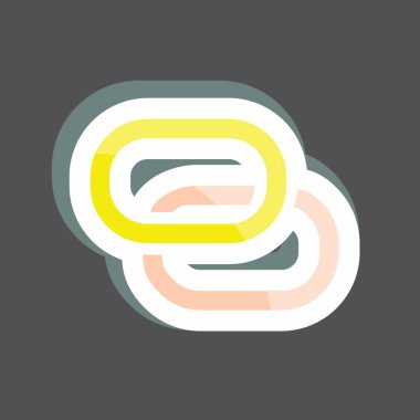 Çıkartma Kişisel Yardım Noktası. Mobil Uygulamalar sembolü için uygun. Basit dizayn edilebilir. tasarım şablonu. Basit gösterim