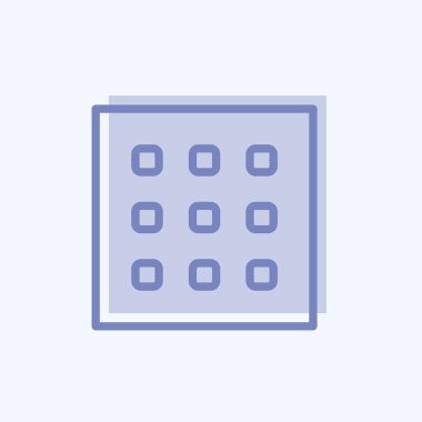 Simge dokusu. Fotoğraf düzenleme sembolü için uygun. İki ton stili. Basit dizayn edilebilir. tasarım şablonu. Basit gösterim