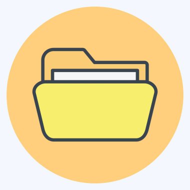 Web Arayüzü sembolü için uygun Simge 2. renk arkadaşı stili. Basit dizayn edilebilir. tasarım şablonu. Basit gösterim