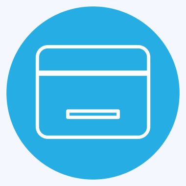 Simge Takvimi. Web Arayüzü sembolü için uygun. Mavi gözlü. Basit dizayn edilebilir. tasarım şablonu. Basit gösterim