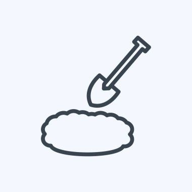 Simge bahçıvanlığı. Bahçe sembolü için uygun. Sıra tarzı. Basit dizayn edilebilir. tasarım şablonu. Basit gösterim