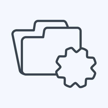 Simge Dizini Ayarları. Programlama sembolü için uygun. Sıra tarzı. Basit dizayn edilebilir. tasarım şablonu. Basit gösterim