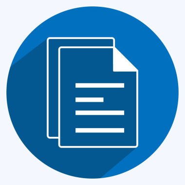 Simge Haberleri. Programlama sembolü için uygun. Uzun gölge tarzı. Basit dizayn edilebilir. tasarım şablonu. Basit gösterim