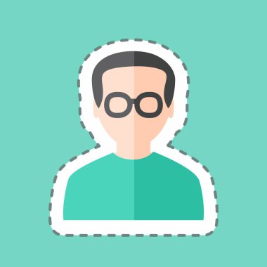 Çıkartma hattı Programcıyı kesti. Programlama sembolü için uygun. Basit dizayn edilebilir. tasarım şablonu. Basit gösterim