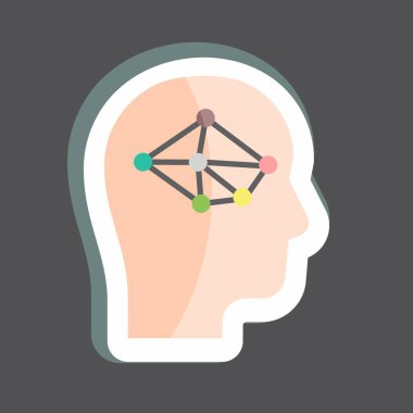 Çıkartma Mantığı. Programlama sembolü için uygun. Basit dizayn edilebilir. tasarım şablonu. Basit gösterim