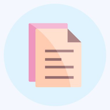 Simge Haberleri. Programlama sembolü için uygun. Düz stil. Basit dizayn edilebilir. tasarım şablonu. Basit gösterim