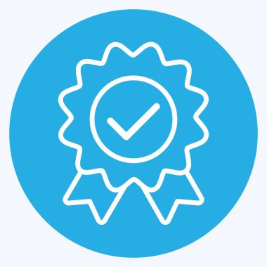 Simge Kalitesi Doğrulandı. Programlama sembolü için uygun. Mavi gözlü. Basit dizayn edilebilir. tasarım şablonu. Basit gösterim