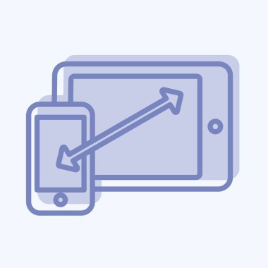 Simge Sorumluluğu. Programlama sembolü için uygun. İki ton stili. Basit dizayn edilebilir. tasarım şablonu. Basit gösterim