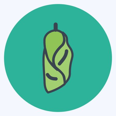 Simge Kozası. Hayvan sembolü için uygun. renk arkadaşı stili. Basit dizayn edilebilir. tasarım şablonu. Basit gösterim