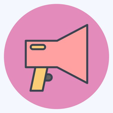 Simgesel Dijital Pazarlama. Dijital web sembolü için uygun. renk arkadaşı stili. Basit dizayn edilebilir. tasarım şablonu. Basit gösterim