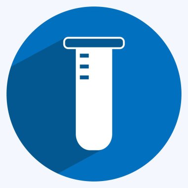 Simge Araştırması. Dijital web sembolü için uygun. Uzun gölge tarzı. Basit dizayn edilebilir. tasarım şablonu. Basit gösterim