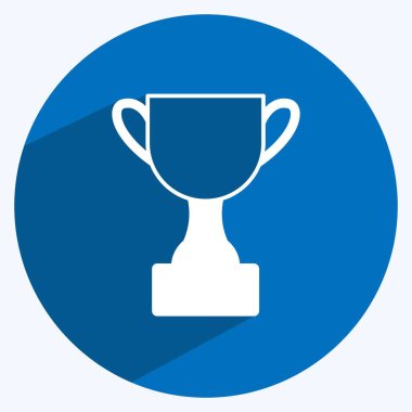 Simge Ödülleri. Dijital web sembolü için uygun. Uzun gölge tarzı. Basit dizayn edilebilir. tasarım şablonu. basit sembol