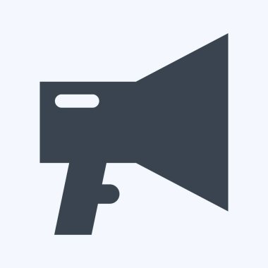 Simgesel Dijital Pazarlama. Dijital web sembolü için uygun. Kabartma tarzı. Basit dizayn edilebilir. tasarım şablonu. Basit gösterim